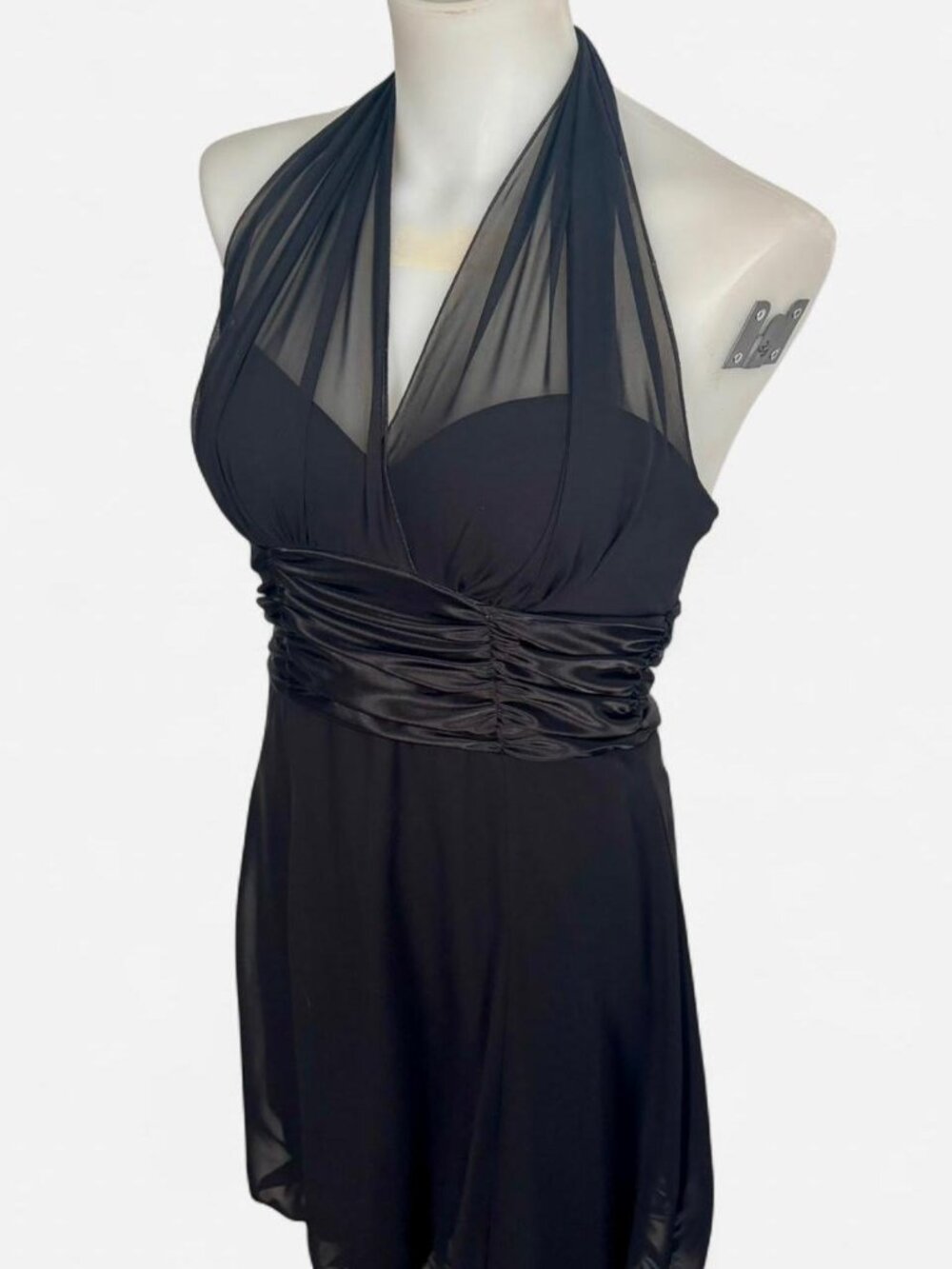 y2K Chic black halter dress by Connected